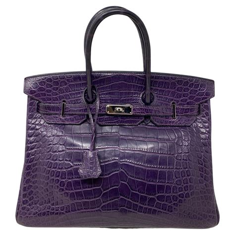 hermes purple handbag|hermes purple birkin.